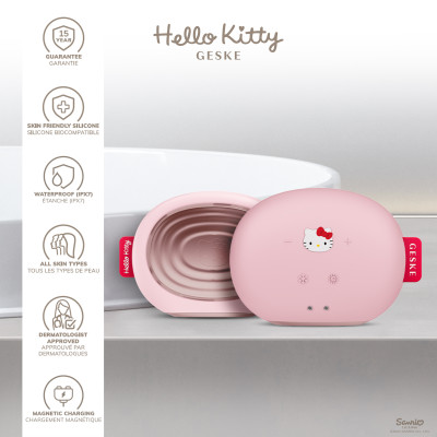 Ультразвукова маска тепло та холод GESKE Sonic Warm&Cool Mask by Hello Kitty pink