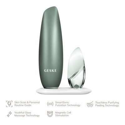Безконтактна магнітна пілінг-маска GESKE Touchless Magnetic Peeling Mask 5 в 1 green
