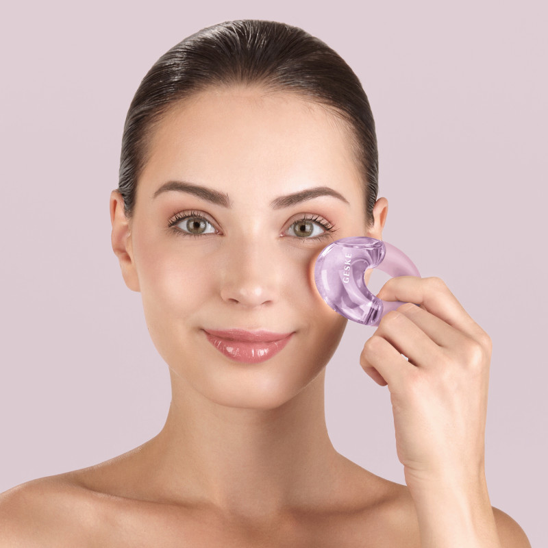 Масажер для очей GESKE Cool&Warm Eye Massager 7 в 1 pink