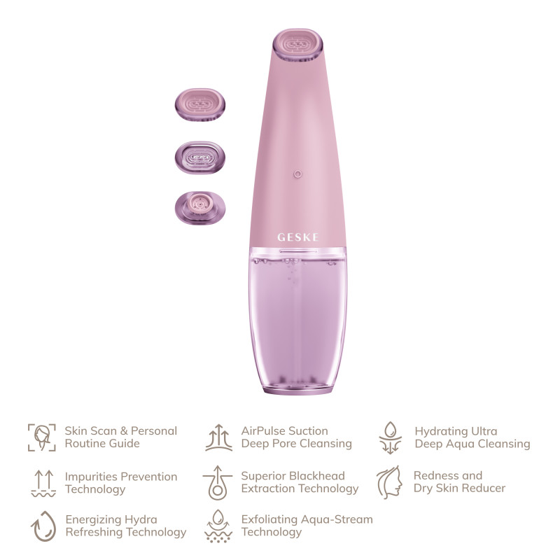 Очищуючий засіб для обличчя GESKE Aqua-Stream Face Cleanser pink