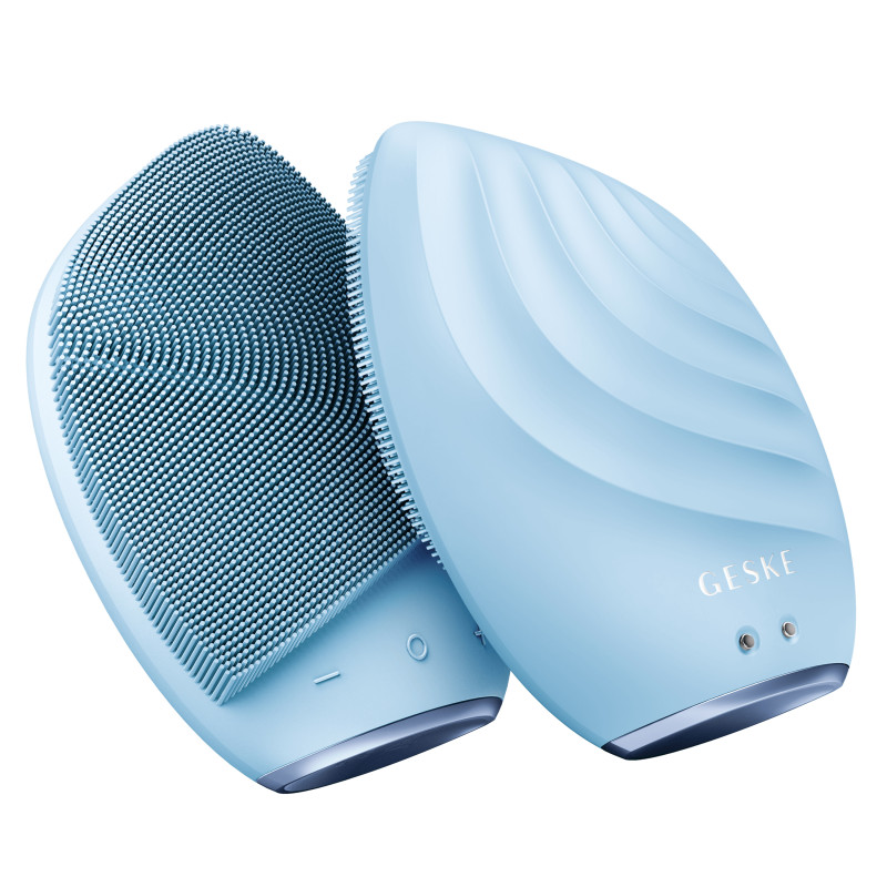 Електронна ультразвукова щітка для обличчя GESKE Sonic Facial Brush 5 в 1 aquamarine