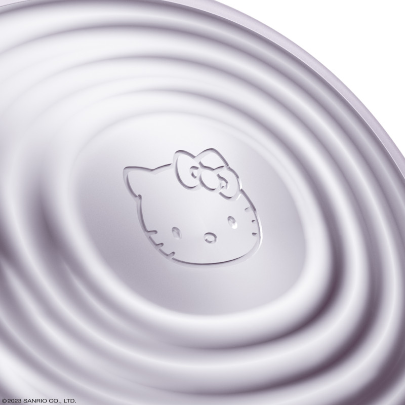 Електронна ультразвукова термощітка для обличчя GESKE Sonic Thermo Facial Brush 5 в 1 by Hello Kitty purple