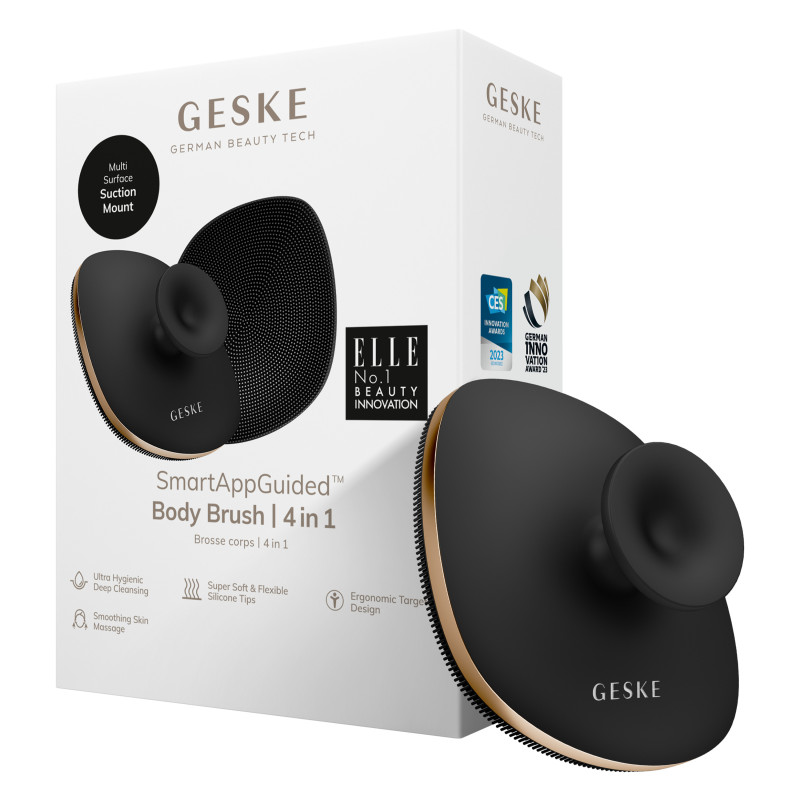 Щітка для тіла GESKE Body Brush 4 в 1 gray