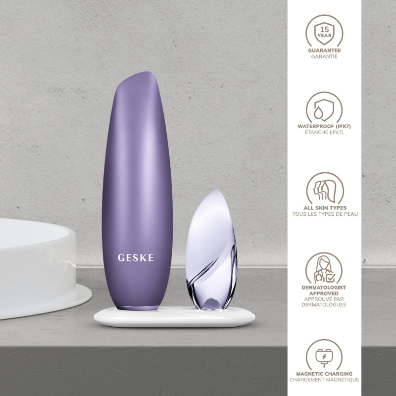 Безконтактна магнітна пілінг-маска GESKE Touchless Magnetic Peeling Mask 5 в 1 purple