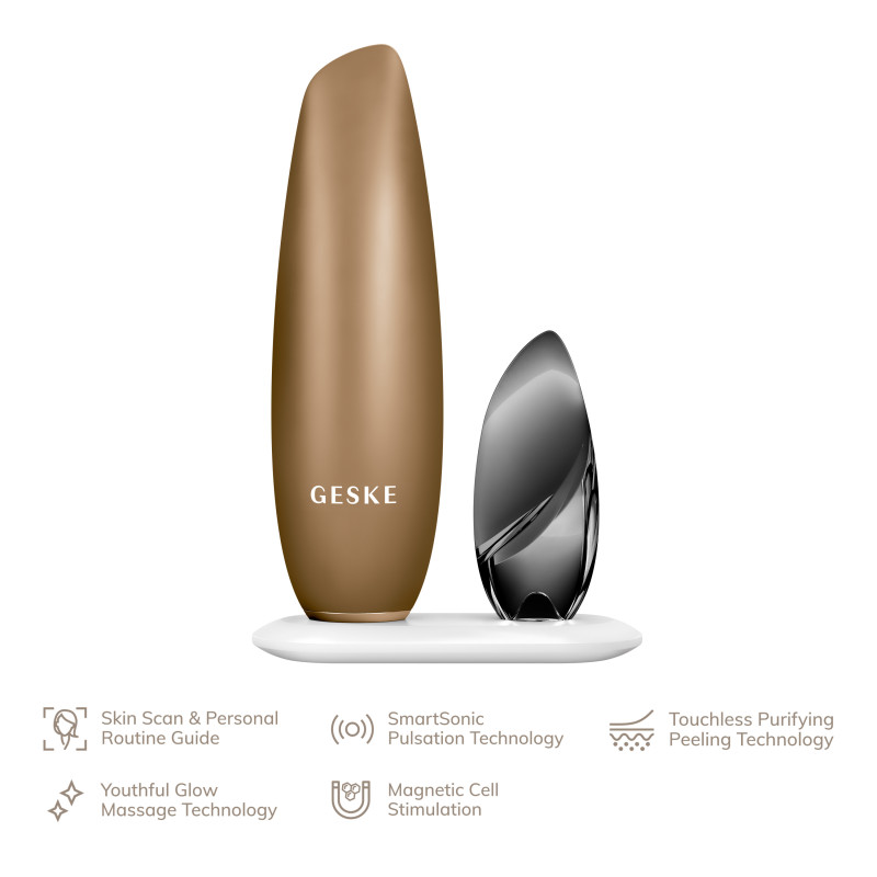 Безконтактна магнітна пілінг-маска GESKE Touchless Magnetic Peeling Mask 5 в 1 gray
