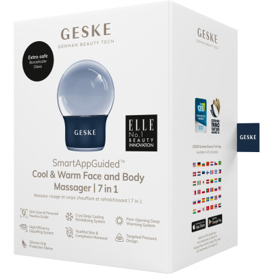 Масажер для обличчя і тіла GESKE Cool&Warm Face and Body Massager 7 в 1 midnight