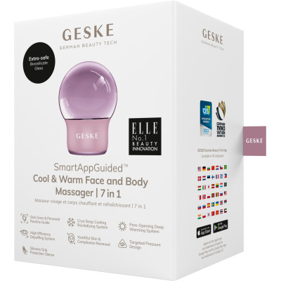 Масажер для обличчя і тіла GESKE Cool&Warm Face and Body Massager 7 в 1 pink