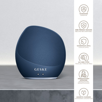 Ультразвукова щітка для тіла та інтенсивний пілінг GESKE Sonic Body Brush&Intensive Exfoliator 7 в 1 midnight