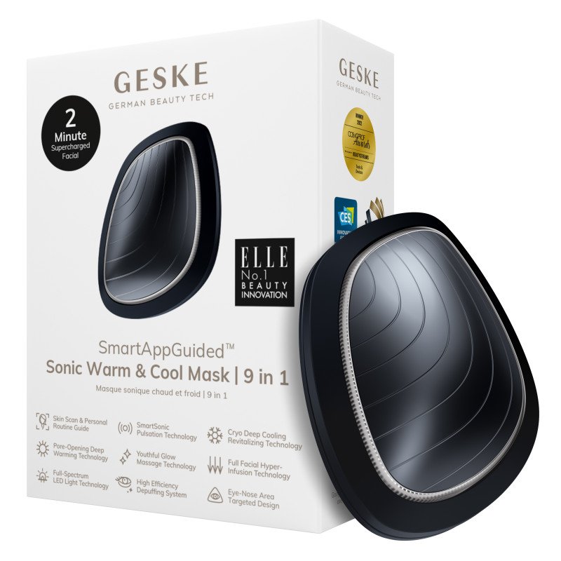 Ультразвукова маска тепло та холод GESKE Sonic Warm&Cool Mask black