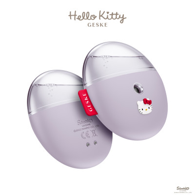 Електронний освіжувач для зволоження обличчя GESKE Facial Hydration Refresher 4 в 1 by Hello Kitty purple