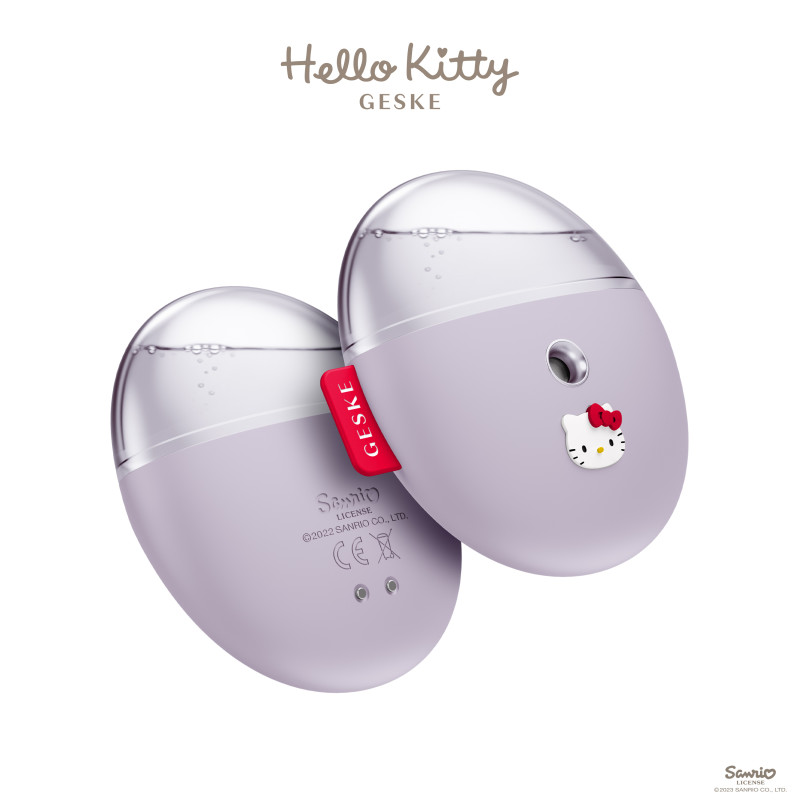 Електронний освіжувач для зволоження обличчя GESKE Facial Hydration Refresher 4 в 1 by Hello Kitty purple