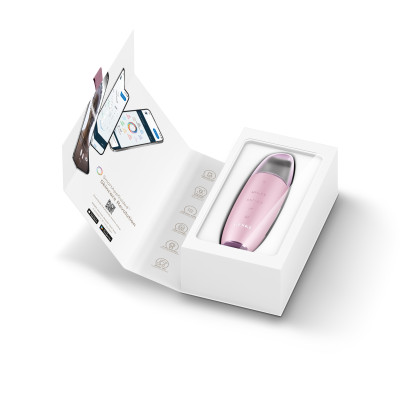 Мікрострумовий скрабер для шкіри та усунення чорних точок GESKE MicroCurrent Skin Scrubber&Blackhead Remover pink