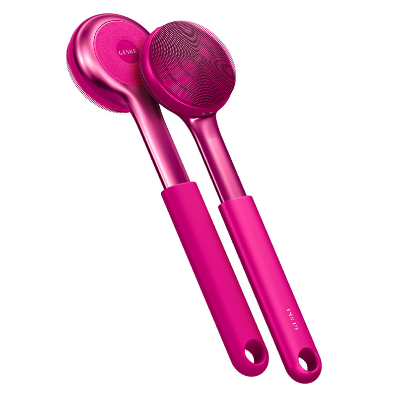 Ультразвукова щітка для всього тіла GESKE Sonic Full-Body Brush&Intensive Exfoliator 8 в 1 magenta