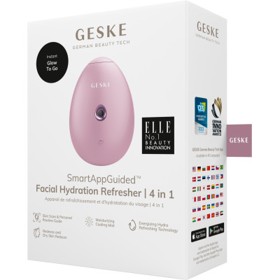 Електронний освіжувач для зволоження обличчя GESKE Facial Hydration Refresher pink