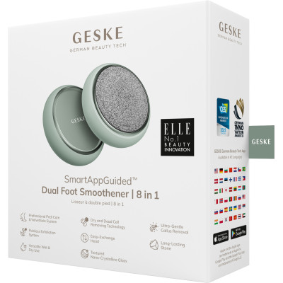 Набір для догляду за стопами GESKE Dual Foot Smoothener green