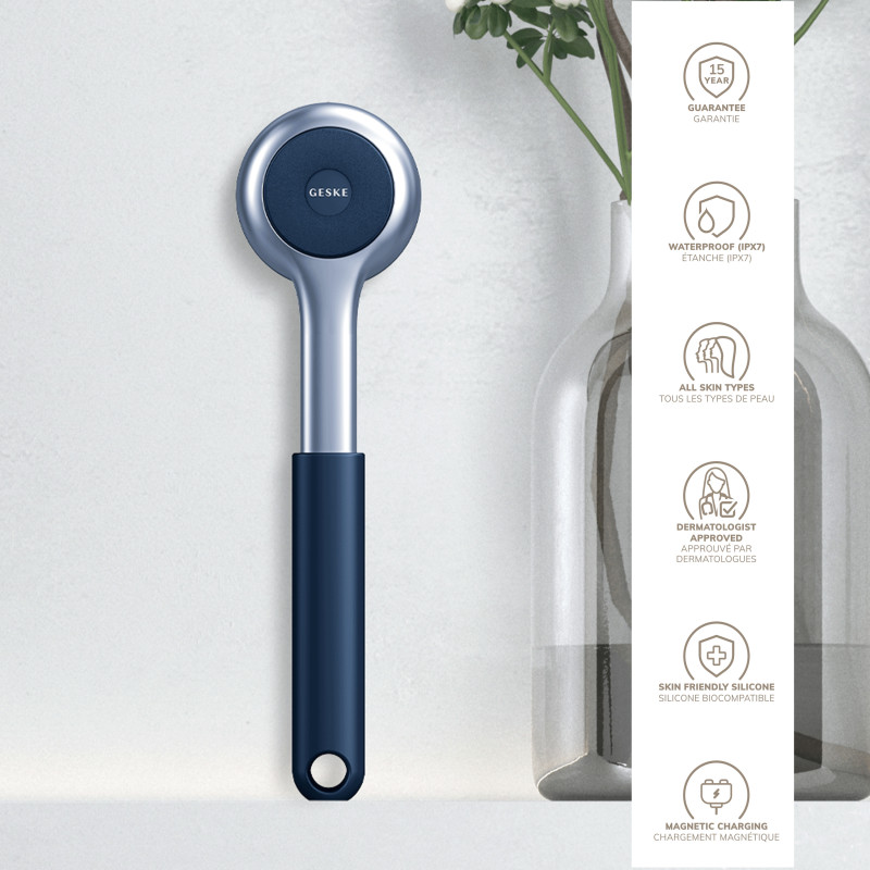 Ультразвукова щітка для всього тіла GESKE Sonic Full-Body Brush&Intensive Exfoliator 8 в 1 midnight