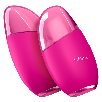 Масажер для обличчя GESKE Cool&Warm Eye and Face Massager 7 в 1 magenta