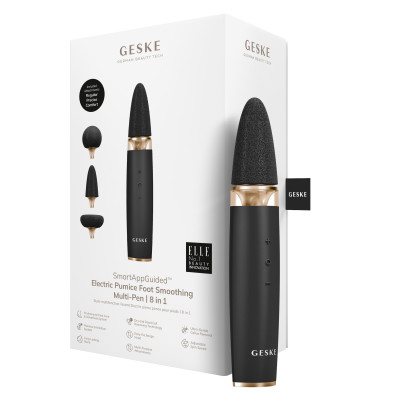 Шліфувальна пилка для стоп з додатковими насадками GESKE Electric Pumice Foot Smoothing Multi-Pen gray