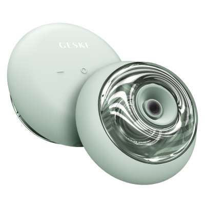 Масажер для обличчя та тіла GESKE Sonic Cool&Warm Face and Body Massager 9 в 1 green