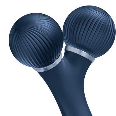 Електронний ультразвуковий ролик для обличчя GESKE Sonic Facial Roller 4 в 1 midnight