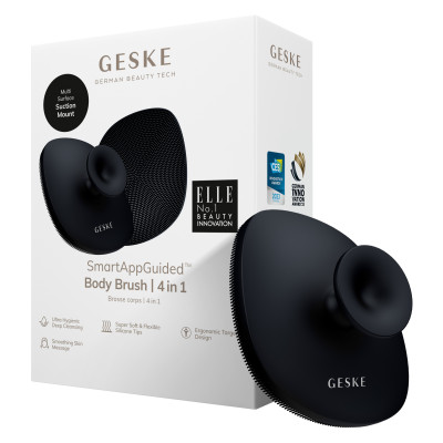 Щітка для тіла GESKE Body Brush 4 в 1 black