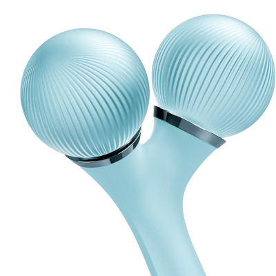 Електронний ультразвуковий ролик для обличчя та тіла  GESKE Sonic Facial&Body Roller 4 в 1 turquoise