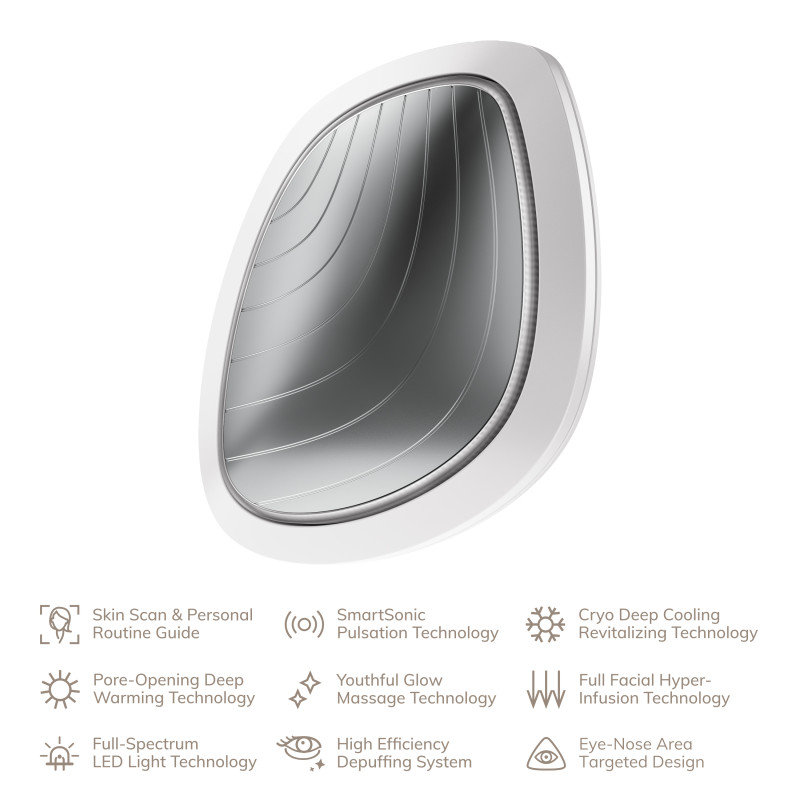 Ультразвукова маска тепло та холод GESKE Sonic Warm&Cool Mask 9 в 1 white