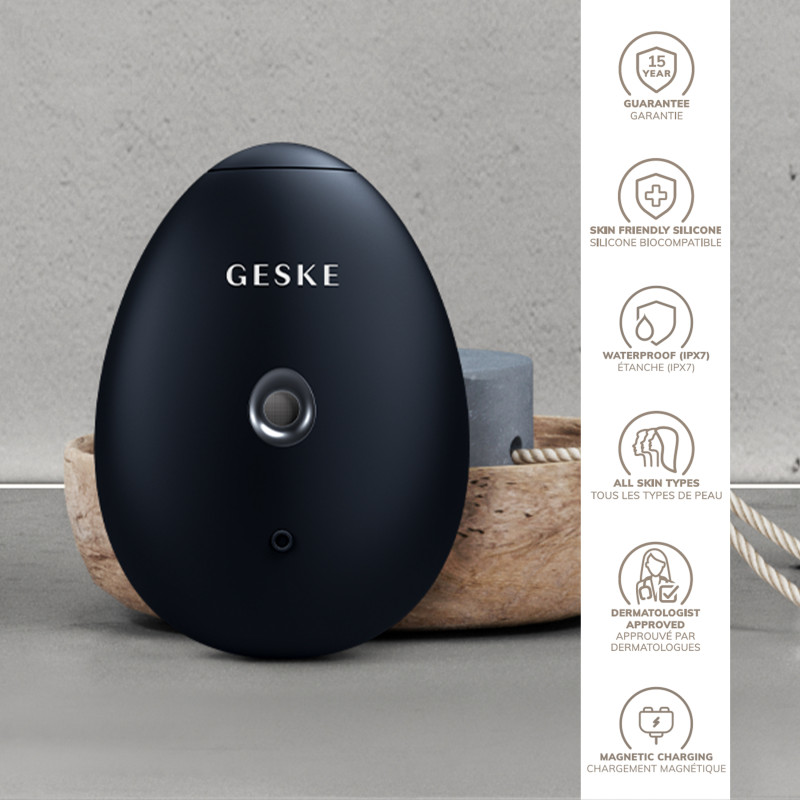 Електронний освіжувач для зволоження обличчя GESKE Facial Hydration Refresher 4 в 1 black
