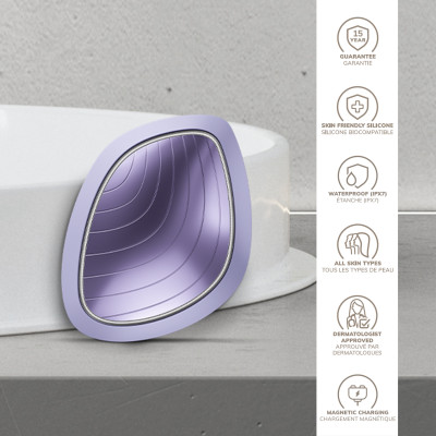 Ультразвукова маска тепло та холод GESKE Sonic Warm&Cool Mask 9 в 1 purple