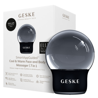 Масажер для обличчя і тіла GESKE Cool&Warm Face and Body Massager black