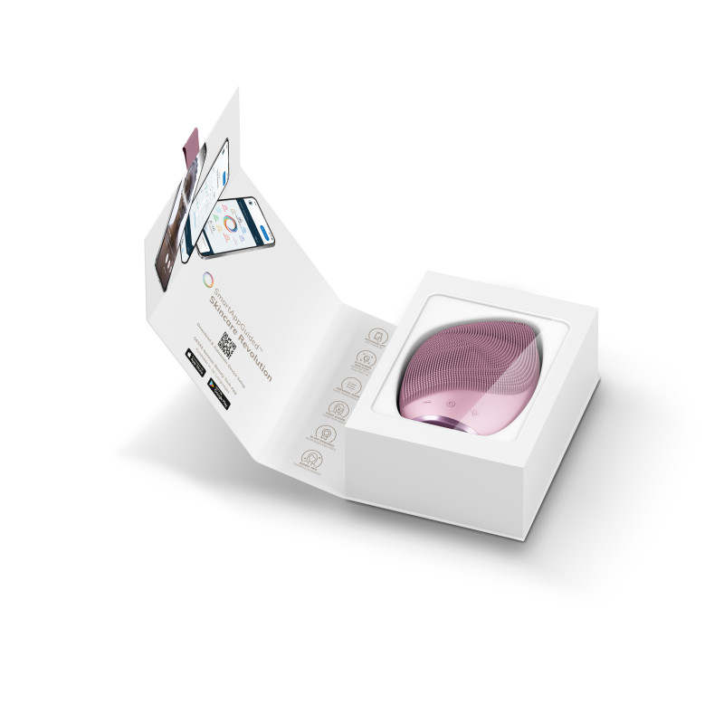 Електронна ультразвукова щітка для обличчя GESKE Sonic Facial Brush pink