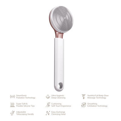 Ультразвукова щітка для всього тіла GESKE Sonic Full-Body Brush&Intensive Exfoliator 8 в 1 starlight