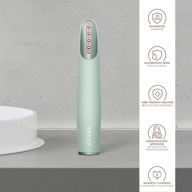 Пристрій для зміцнення і тонізації шкіри обличчя GESKE Skin Firming Wand green