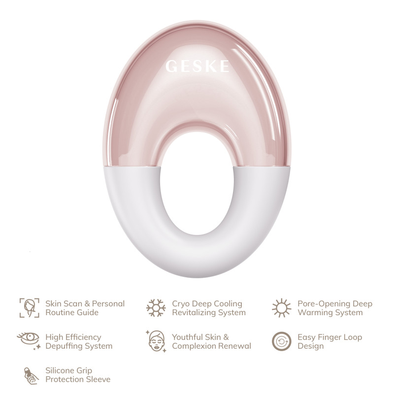 Масажер для очей GESKE Cool&Warm Eye Massager 7 в 1 starlight