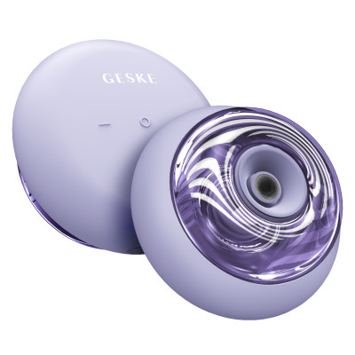 Масажер для обличчя та тіла GESKE Sonic Cool&Warm Face and Body Massager 9 в 1 purple