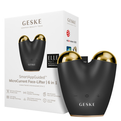Мікрострумовий підтягувач обличчя GESKE MicroCurrent Face-Lifter gray