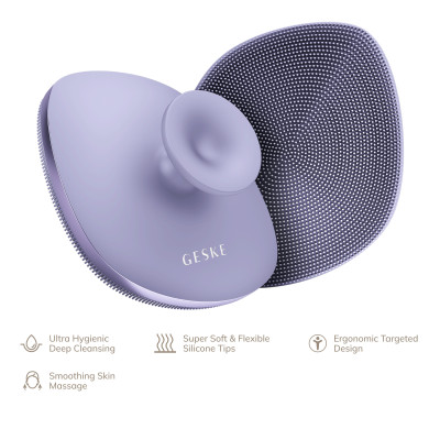 Щітка для тіла GESKE Body Brush 4 в 1 purple