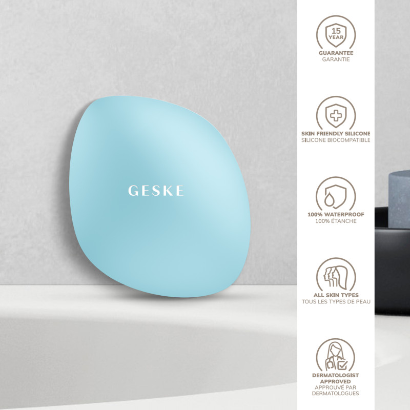 Щітка для обличчя GESKE Facial Brush 4 в 1 turquoise