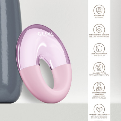 Масажер для очей GESKE Cool&Warm Eye Massager 7 в 1 pink