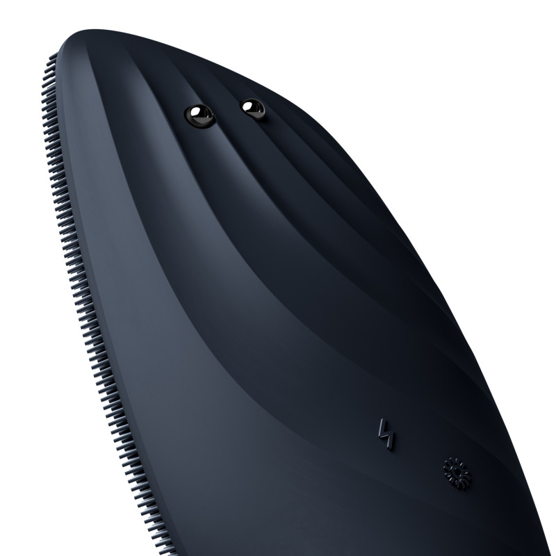 Очищувальна щітка для обличчя GESKE Sonic Thermo Facial Brush&Face-Lifter black