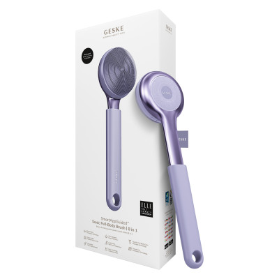 Ультразвукова щітка для всього тіла GESKE Sonic Full-Body Brush&Intensive Exfoliator purple