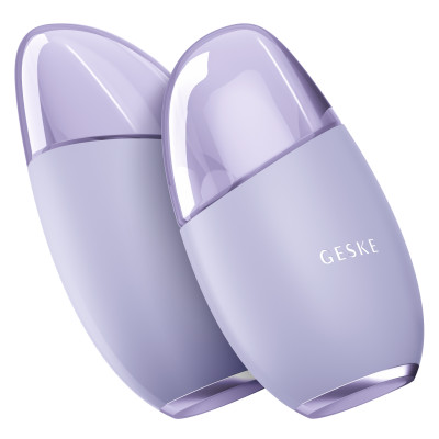 Масажер для обличчя GESKE Cool&Warm Eye and Face Massager 7 в 1 purple