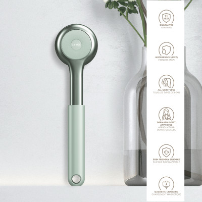 Ультразвукова щітка для всього тіла GESKE Sonic Full-Body Brush&Intensive Exfoliator 8 в 1 green