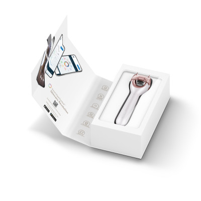 Електронний ролер для обличчя з мікроголками GESKE MicroNeedle Face Roller 9 в 1 starlight