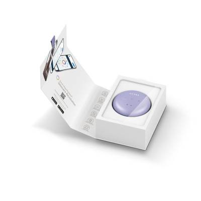 Масажер для обличчя та тіла GESKE Sonic Cool&Warm Face and Body Massager 9 в 1 purple