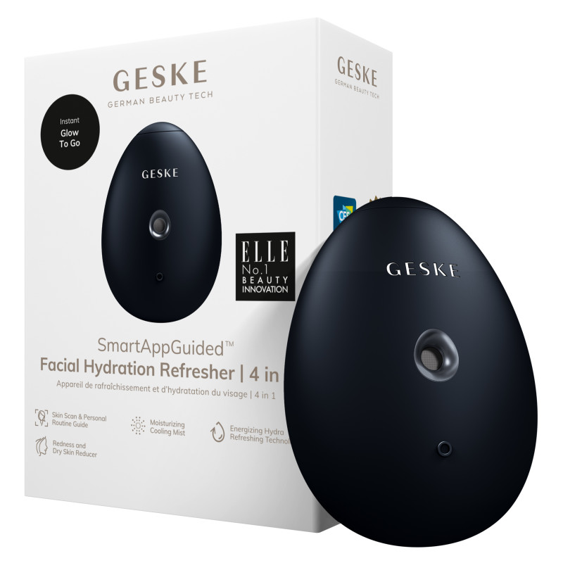 Електронний освіжувач для зволоження обличчя GESKE Facial Hydration Refresher 4 в 1 black