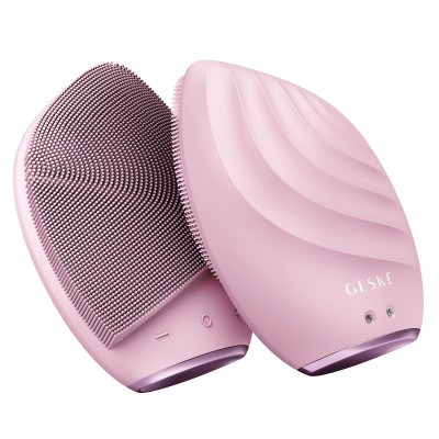 Електронна ультразвукова щітка для обличчя GESKE Sonic Facial Brush pink