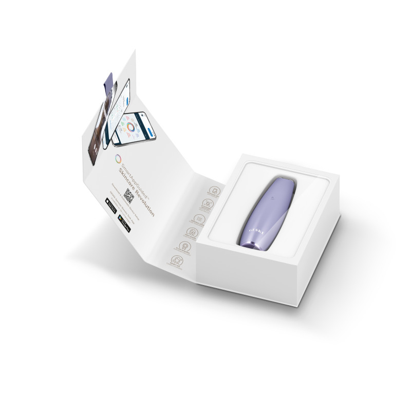 Мікрострумова ручка для підтяжки обличчя GESKE MicroCurrent Face-Lift Pen purple