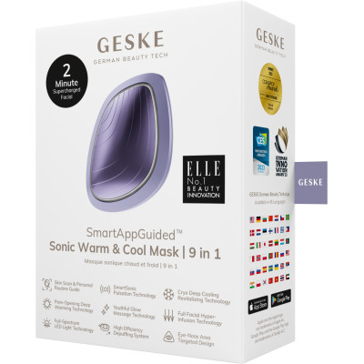 Ультразвукова маска тепло та холод GESKE Sonic Warm&Cool Mask 9 в 1 purple