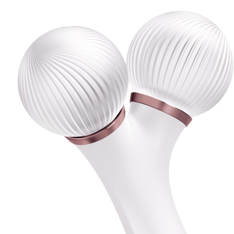 Електронний ультразвуковий ролик для обличчя GESKE Sonic Facial Roller 4 в 1 starlight